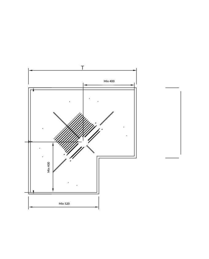 270° Revolving Corner - D106