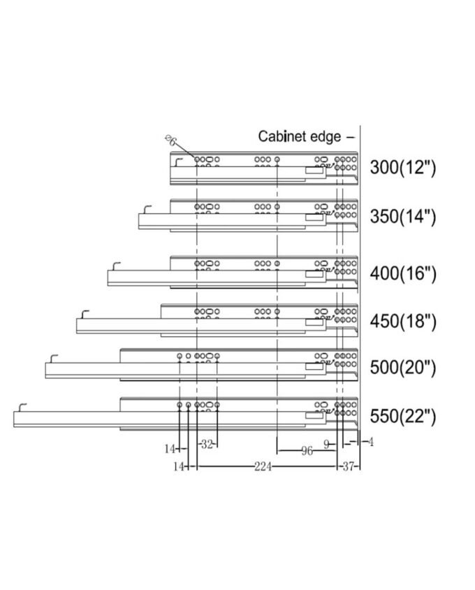 501S Partial Extension