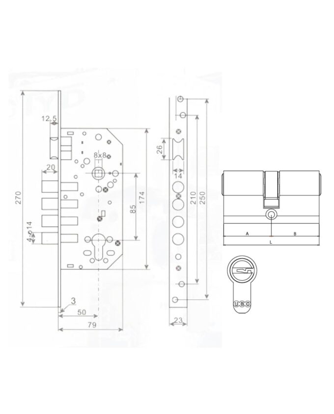 Security Mortice Lock